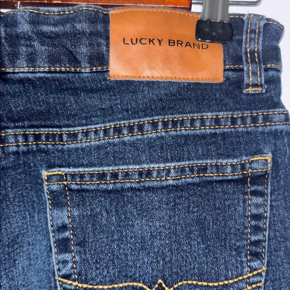 Lucky Brand Boys Classic Straight Leg Stretch Blue Jeans Denim Size 14 - Picture 7 of 7